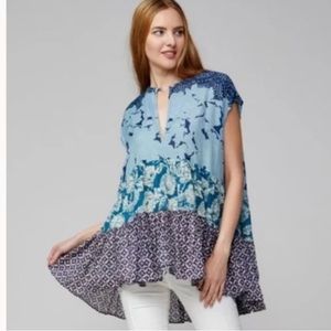 Free People Got To Have Your Tunic in Blue Sleeveless Top